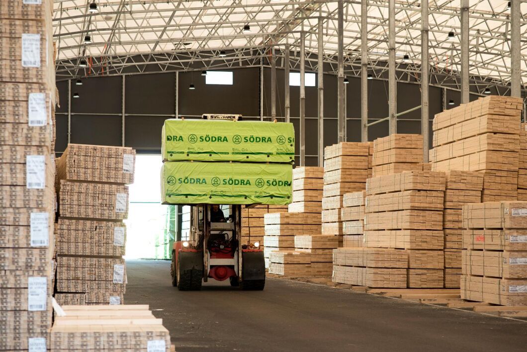 Många vill handla byggträ av Södra Wood.