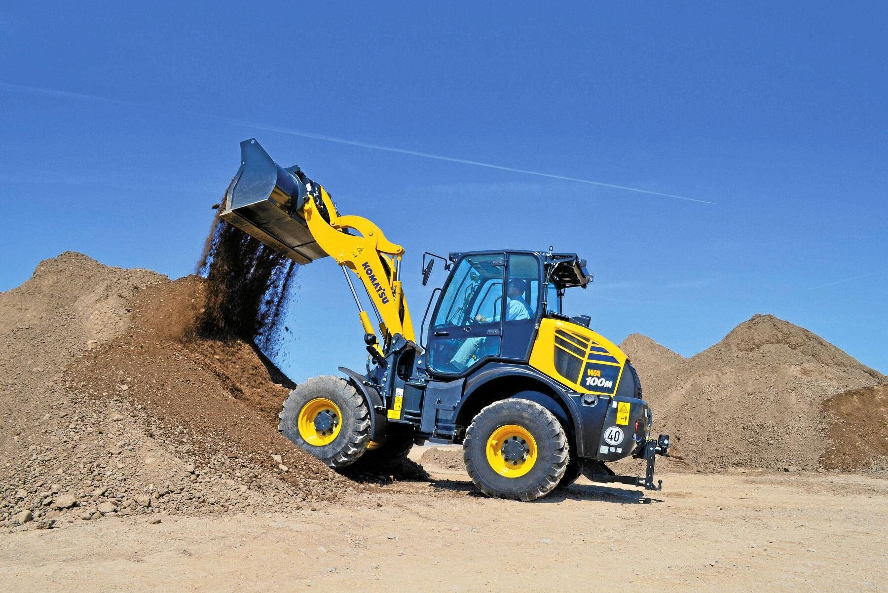 Komatsus allroundskopa på 1,3 kubikmeter har byggts om för att förbättra penetrationen.