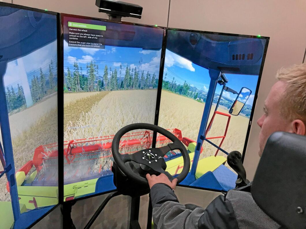 Tack vare simulatorerna har det blivit enklare att lära sig att köra olika maskiner.