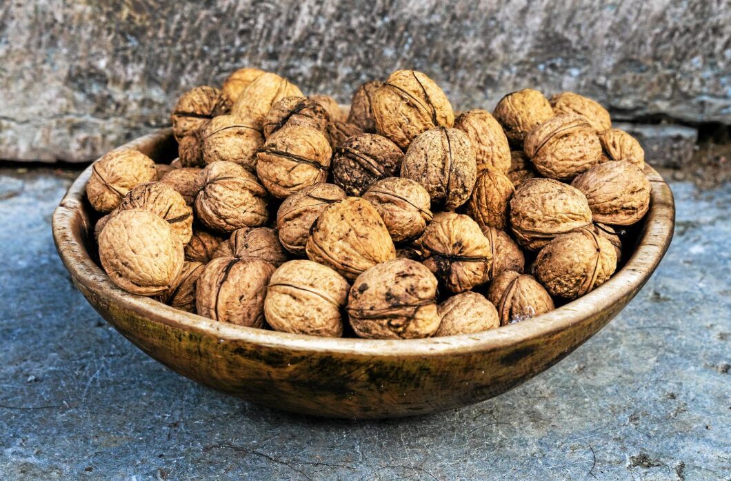 Valnötter från skogens skafferi.