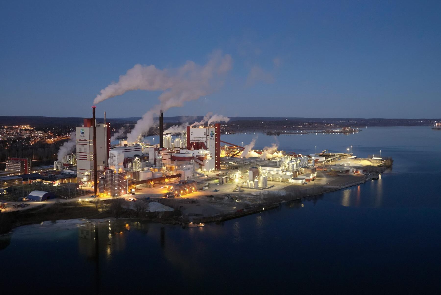 Örstrandsfabriken är en av SCA:s anläggningar. Skogsjätten är Sveriges populäraste större arbetsgivare.