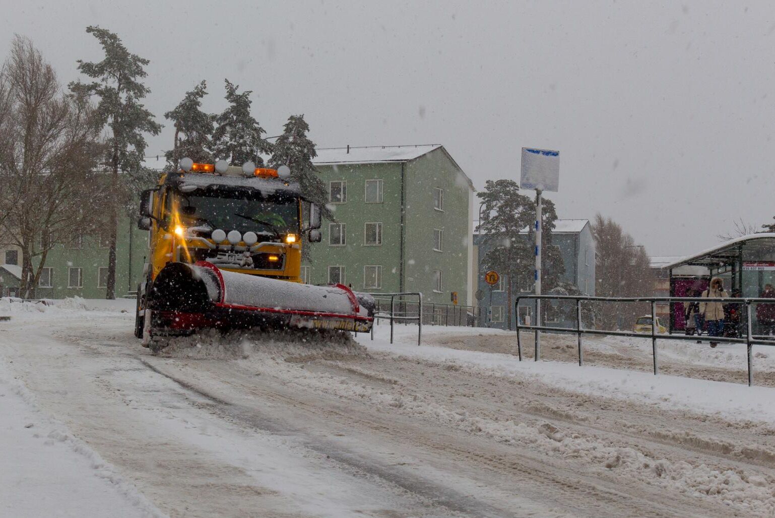 Totalt har 1 557 klagomål kommit in till trafikkontoret gällande vinterväghållningen i Stockholm. Arkivbild.