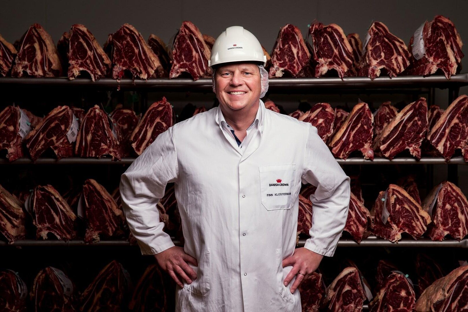 Finn Klostermann, VD på Danish Crown Beef.