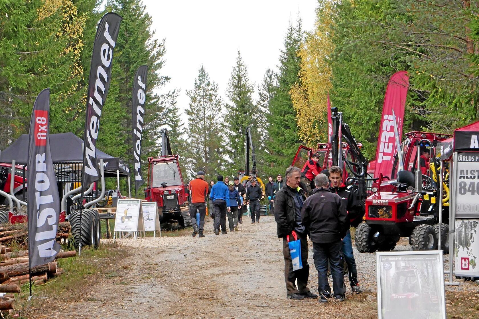 Gallringsdagarna lockade närmare 2 400 besökare under två dagar i södra Dalarna.