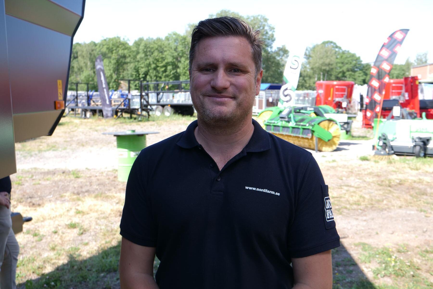 Nordfarm Maskins VD Bo Åkesson.