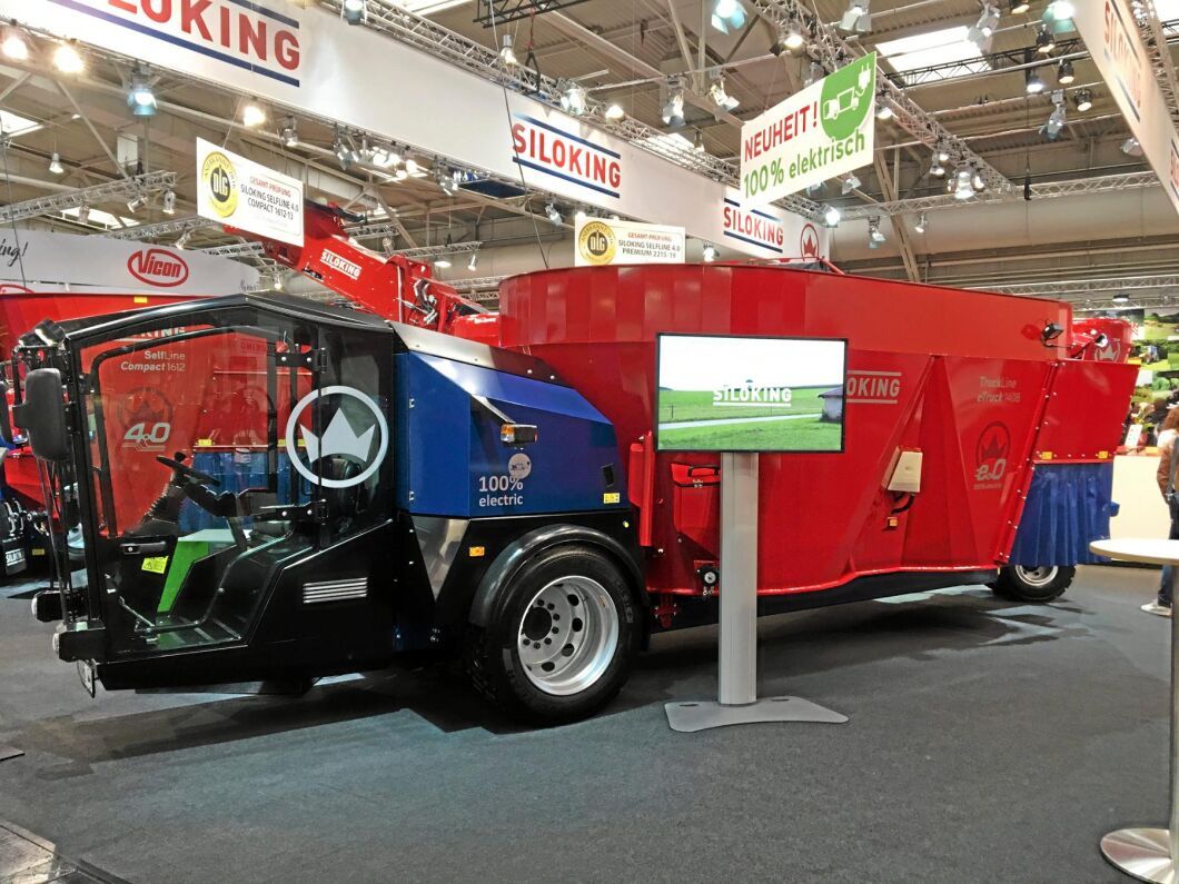 Siloking erbjuder nya motoralternativ. Två av deras nya foderblandare drivs på el.