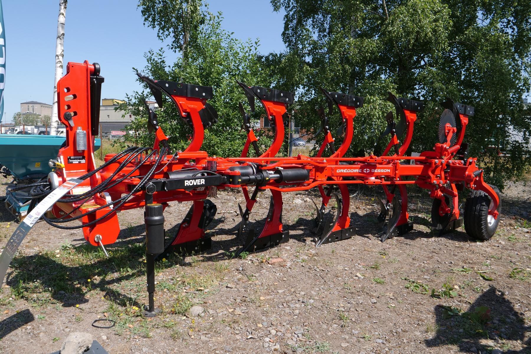 Det var världspremiär för nya plogen från Gregoire Besson.