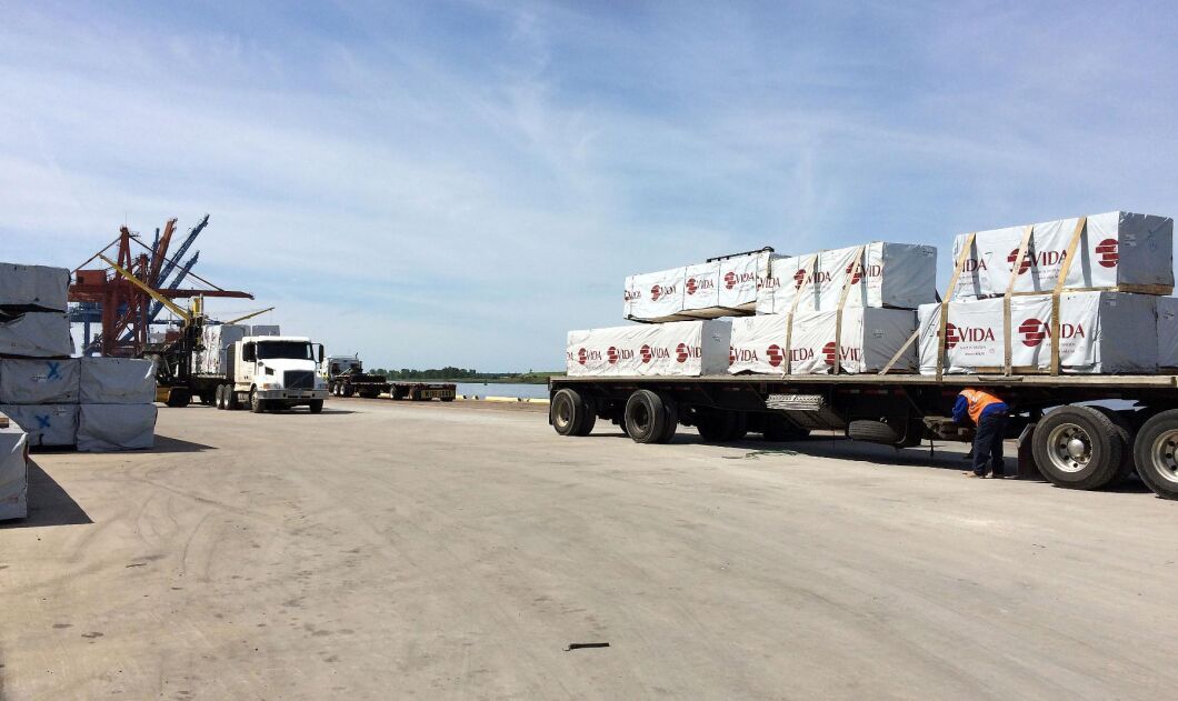 Exporten till USA har de senaste åren ökat igen. Här arkivbild på delar av Vidas export till USA.