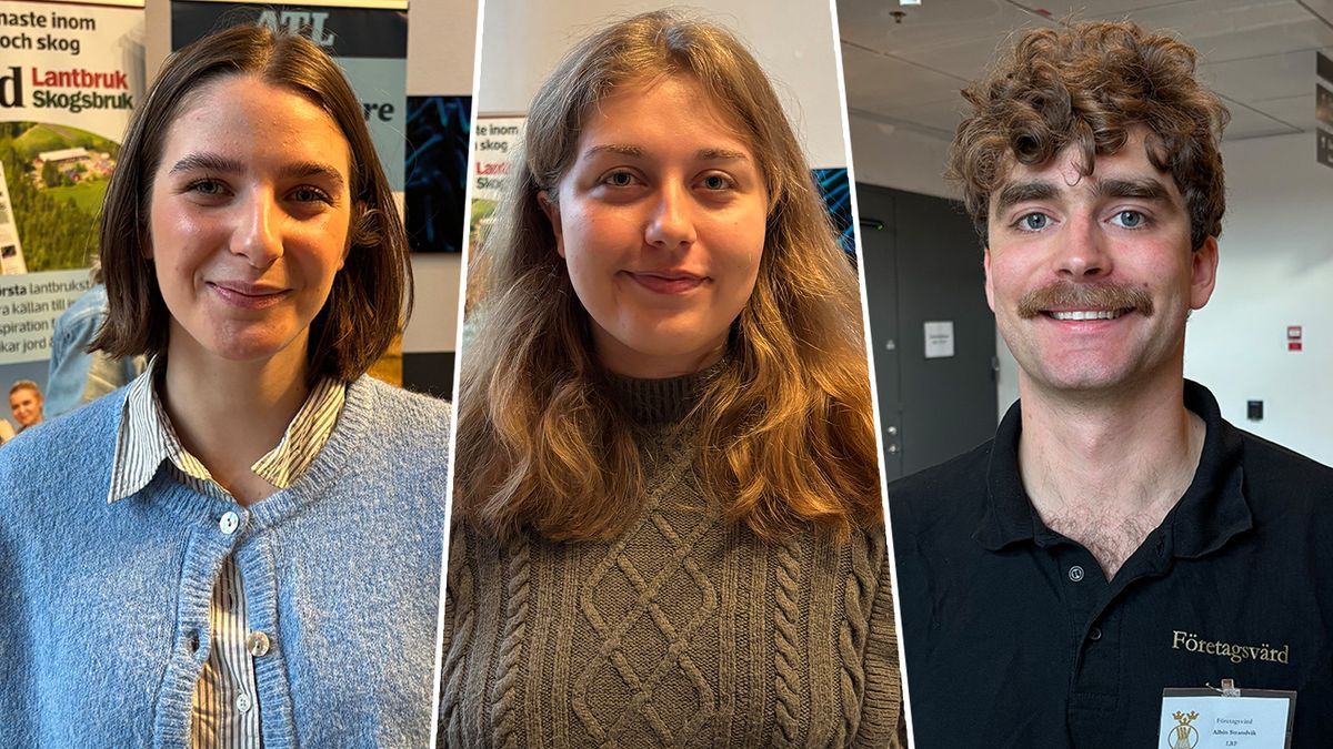 Agronomstudenter ser en ljus framtid i branschen