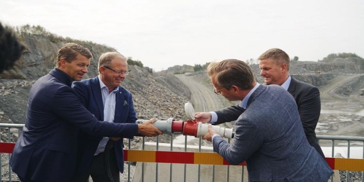 Stort testprojekt med eldrivna maskiner