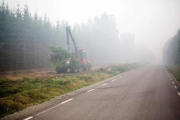 Flera helikoptrar arbetar med att bekämpa lågorna. På tisdagseftermiddagen blossade flera nya bränder upp i Sala kommun. Räddningstjänsten arbetar med att släcka bränderna vid Rörbo, Broddbo och Björnmossen/Helgonmossen.