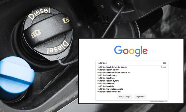 ”Varför är diesel dyrare än bensin?”
