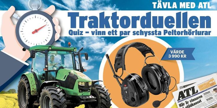 Tävling: Pricka in rätt traktorer – vinn Peltorlurar