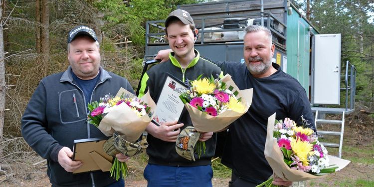 Vinnarna i precist skogsarbete