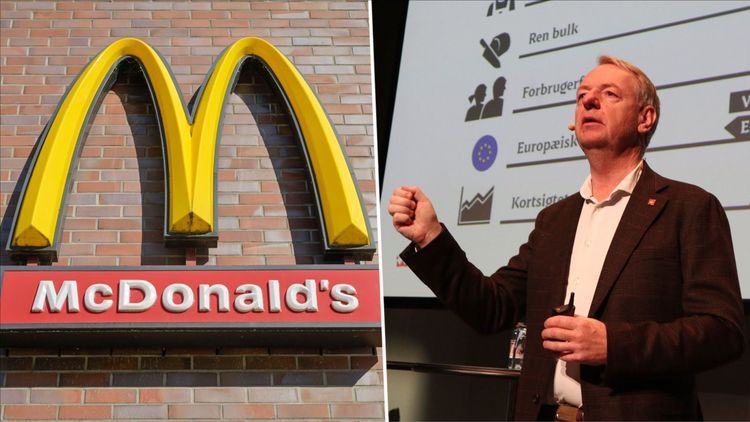 McDonalds burgare blir danska