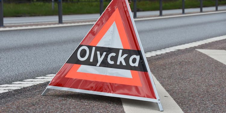 Utspilld tomatlast orsakade trafikstopp