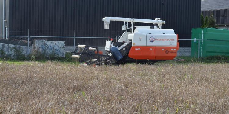 Här skördas spannmålen autonomt