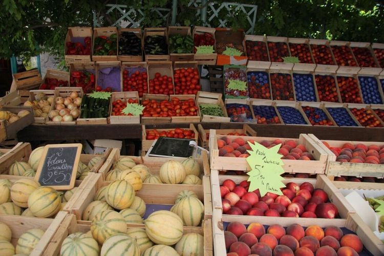 Bondeprotester mot spansk frukt