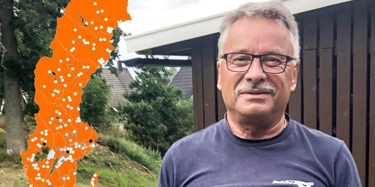 Kolla kartan: Här låg Sveriges beredskapslager