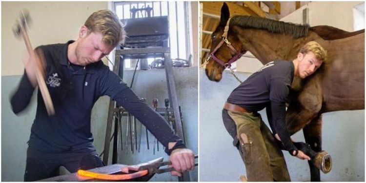 Han slår hovar för Sverige i VM