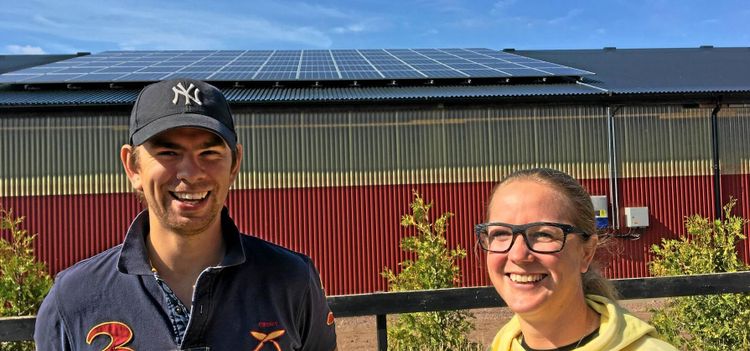 Solceller bra för företag