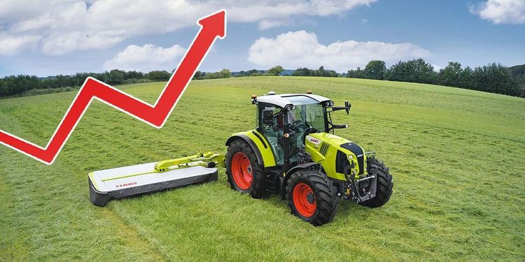 Så har traktorpriserna gått upp på fem år