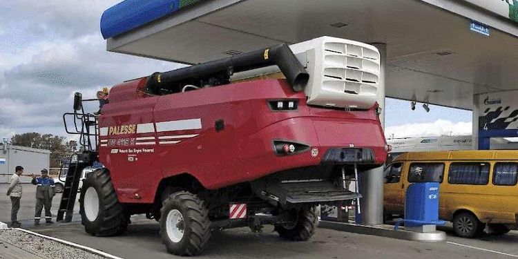 Första gaströskan rullar ut