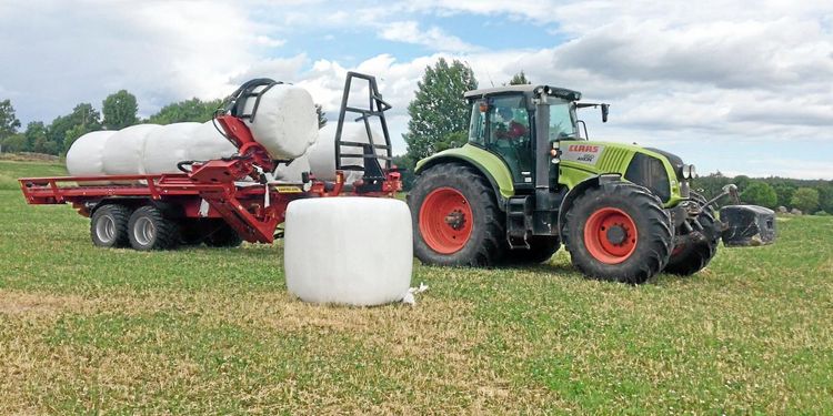 Stort intresse för självplockande balvagn