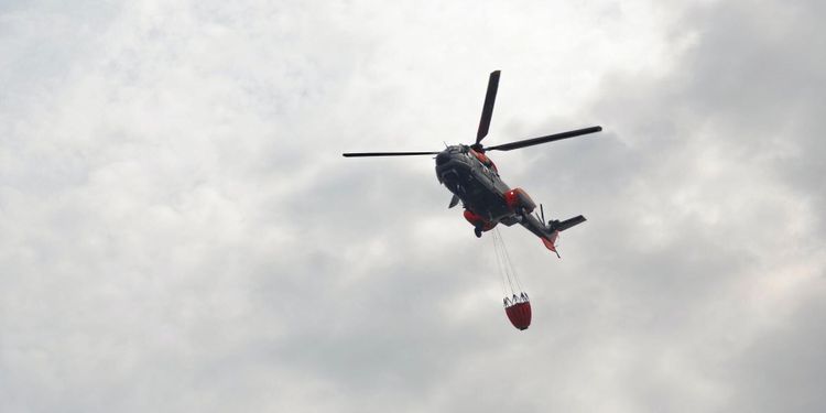Helikopterpiloternas värdesaker stals under släckningsarbetet