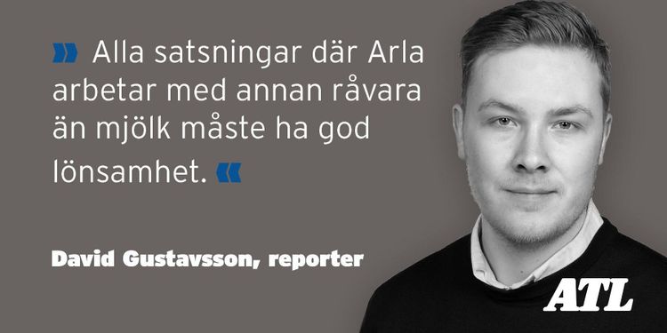 Mjölkfri satsning kan leda Arla fel