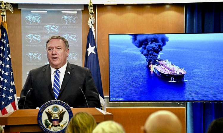 Oljepriset rusar efter attack mot tankfartyg