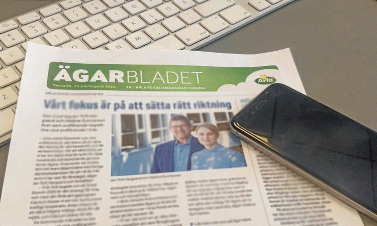 Ägarbladet går i graven