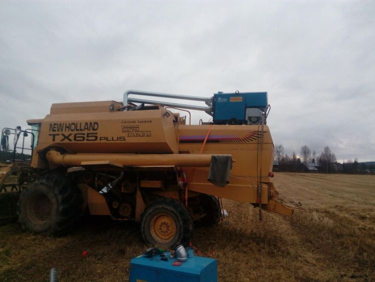 Byggtork på tröskan räddade spannmål