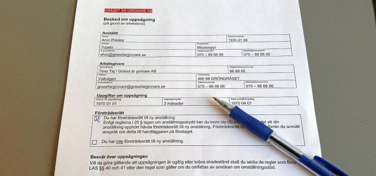 Felaktig uppsägning kan bli dyr läxa