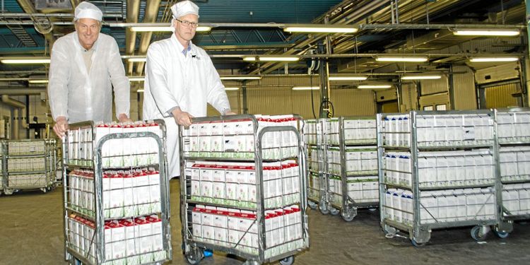 Goda tider på Falköpings mejeri