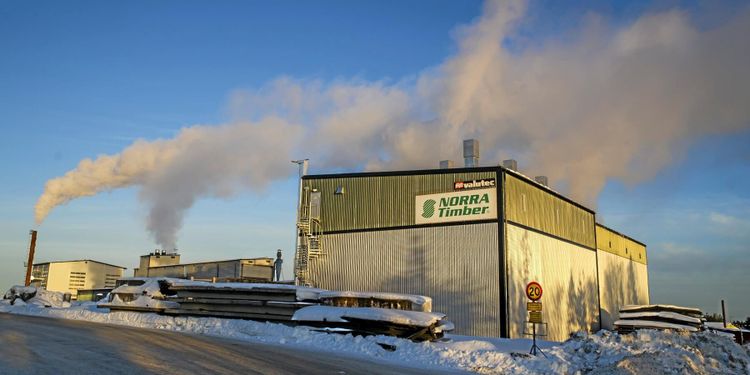 Världens modernaste såglinje klarade branden