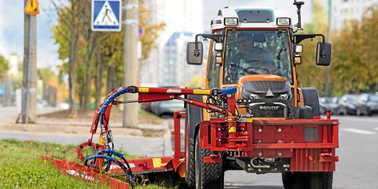 Fendts eltraktor rullar på