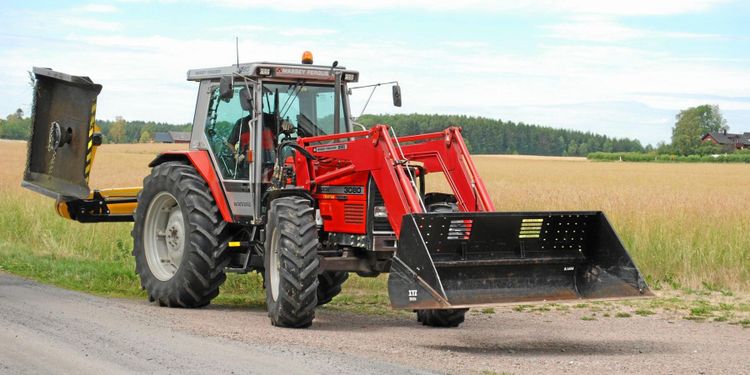 Han är inte rädd för elektronik i traktorn