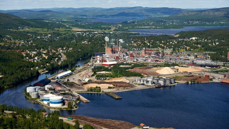 Blir projektet verklighet ska det byggas ett bioraffinaderi på området vid Domsjö Fabriker.