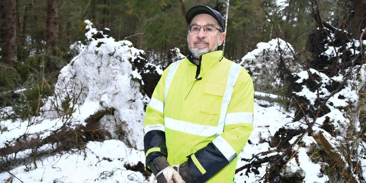 Livsfarlig röjning i stormens spår