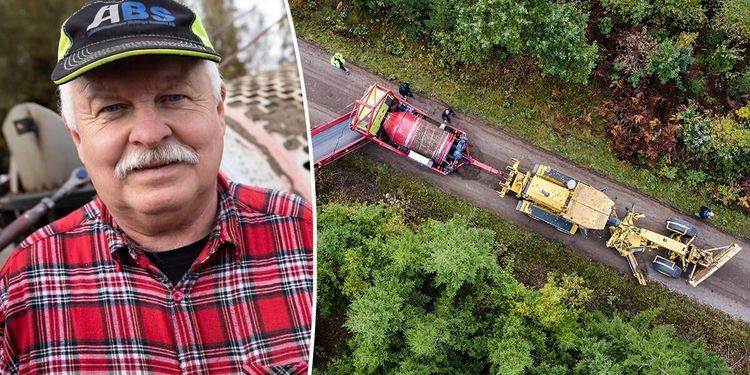 Hans grusåtervinnare ska effektivisera arbetet