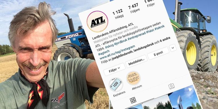 Mycket mera traktor på ATL:s sociala medier