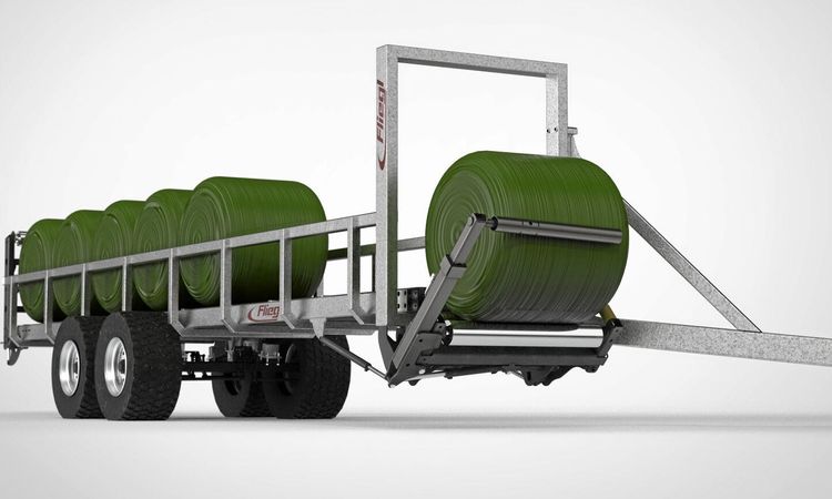 Ny vagn ska plocka upp balarna i farten