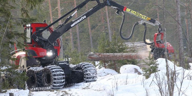 Miljonbidrag till Komatsu Forest