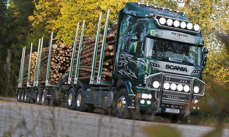 Tung blågul seger i lastbilstoppen