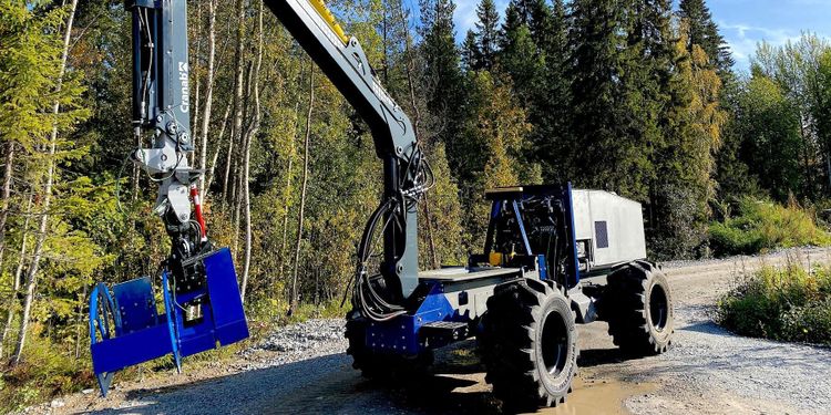 Autonom skogsmaskin redo för tuffa fälttester