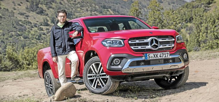 ATL provkör Mercedes första pickup