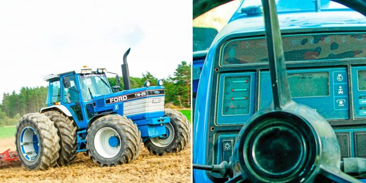 Blå Ford regerar på stubbåkern