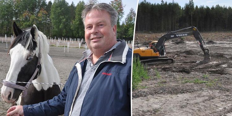 Fosfordamm och dränering gjorde hagarna torra