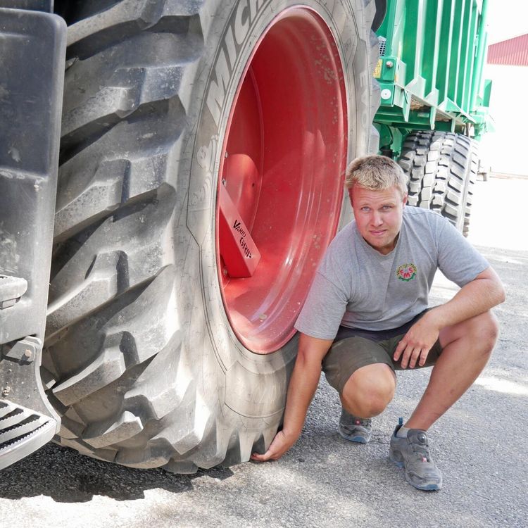 Han är först med nya specialdäcket